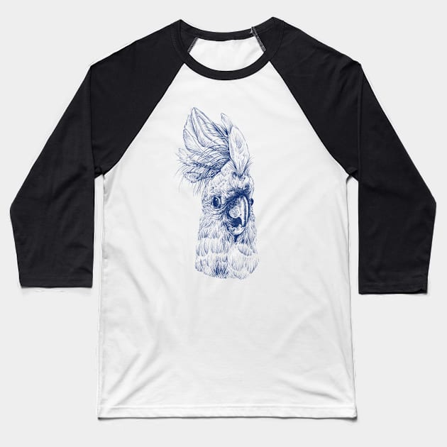 happy cockatoo Baseball T-Shirt by marionkamper